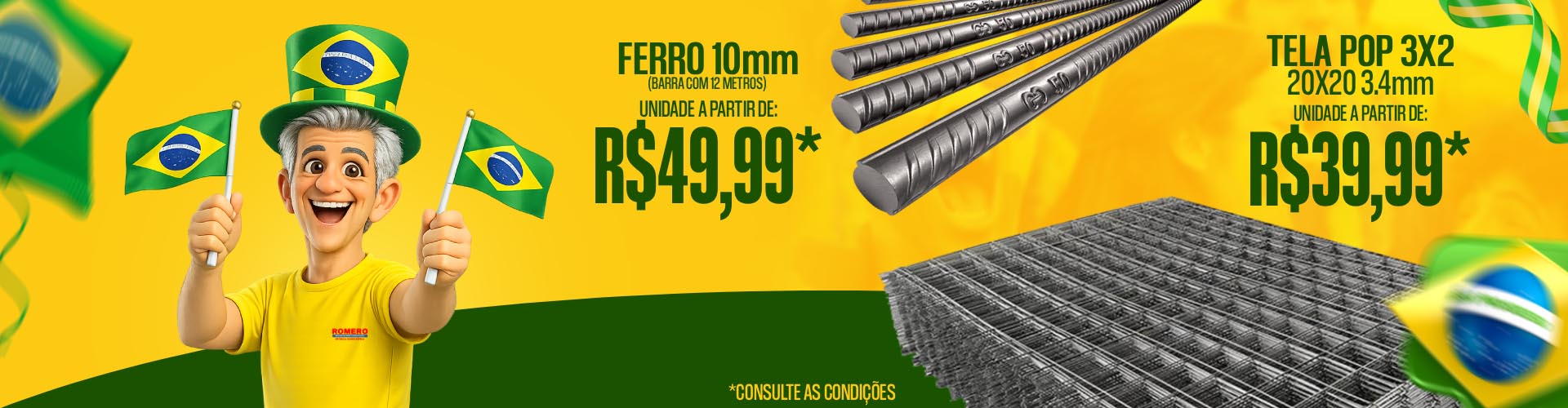 Romero materiais para construção
